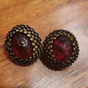 Chanel clip on earrings